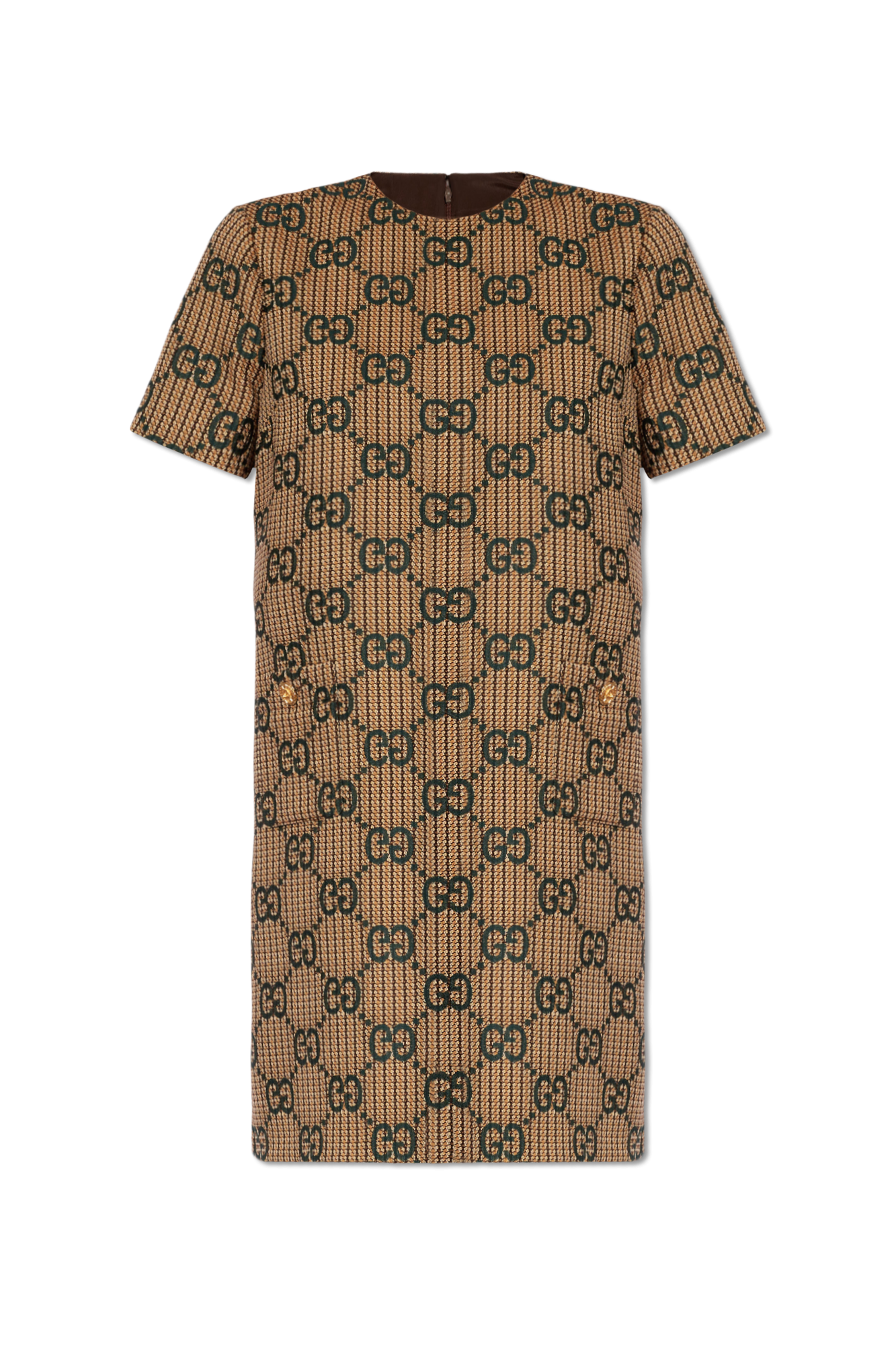 Gucci Wool dress with short sleeves | Women's | Vitkac